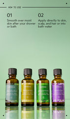 peppermint essential oil + base